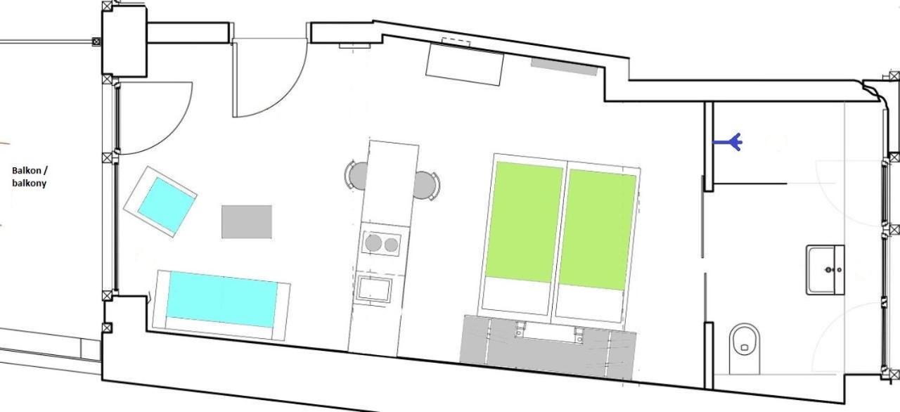 1463 Apartmenthaus Karlsruhe Exteriér fotografie